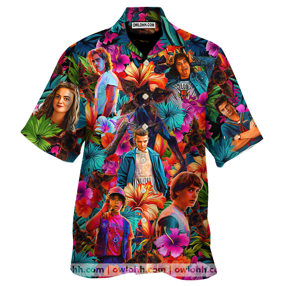 Stranger Things Synthwave Tropical Summer Special - Hawaiian Shirt