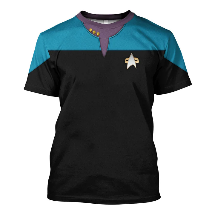 Star Trek Voyager Blue Costume - Unisex 3D T-shirt