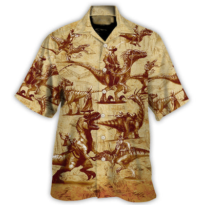 Dinosaur World Summer Vintage - Hawaiian Shirt