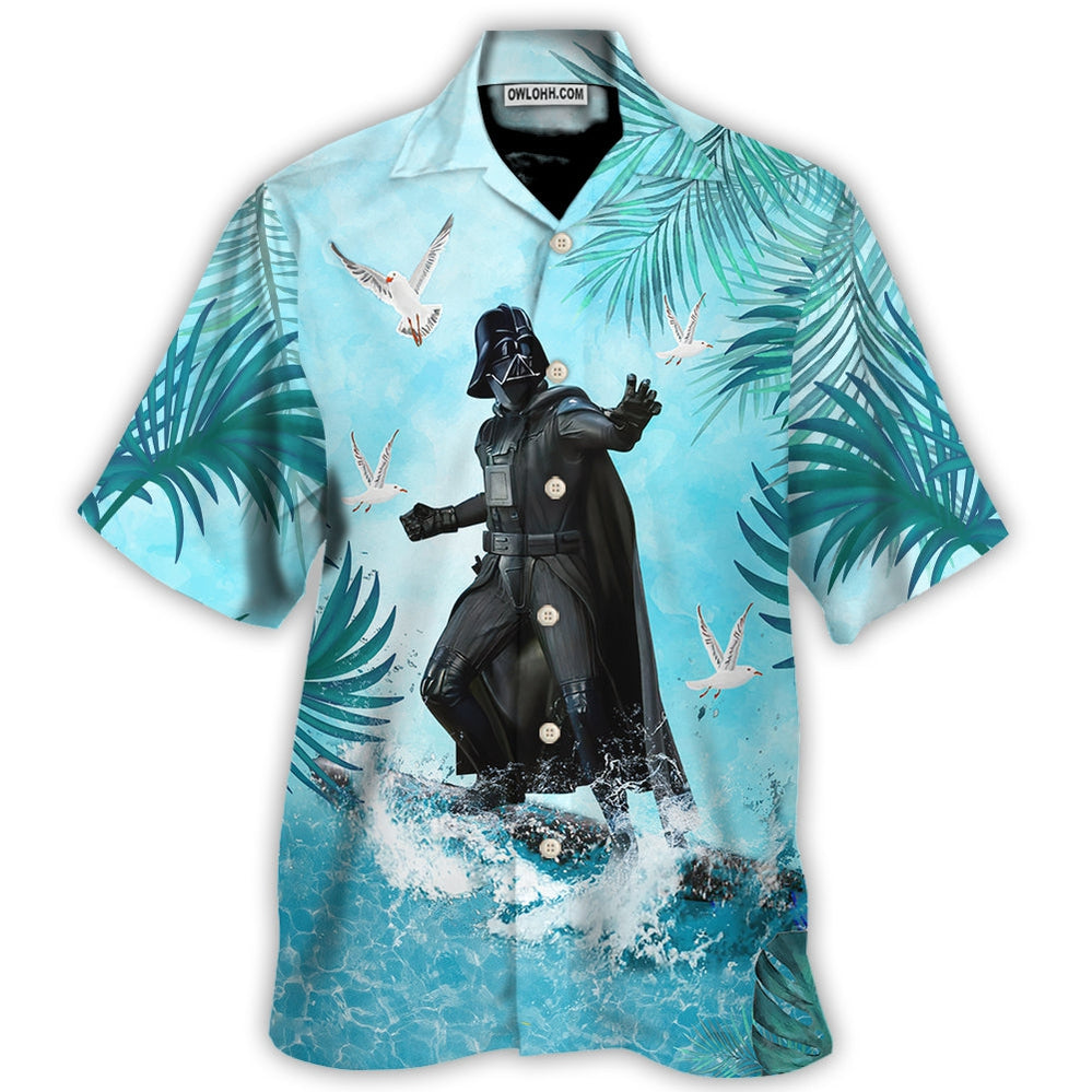 Star Wars Darth Vader Surfing 02 - Hawaiian Shirt For Men, Women, Kids - Owl Ohh