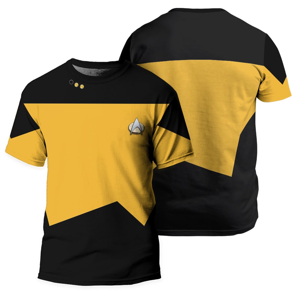 Star Trek Picard The Next Generation Yellow - Unisex 3D T-shirt