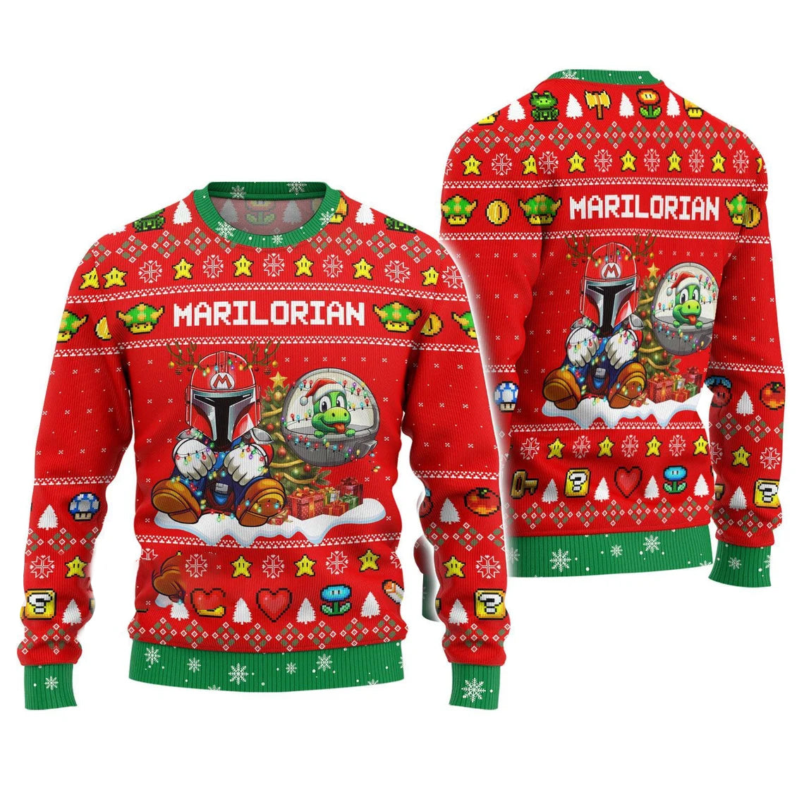 The Mandalorian Color Darth Vader - Sweater - Ugly Christmas Sweaters