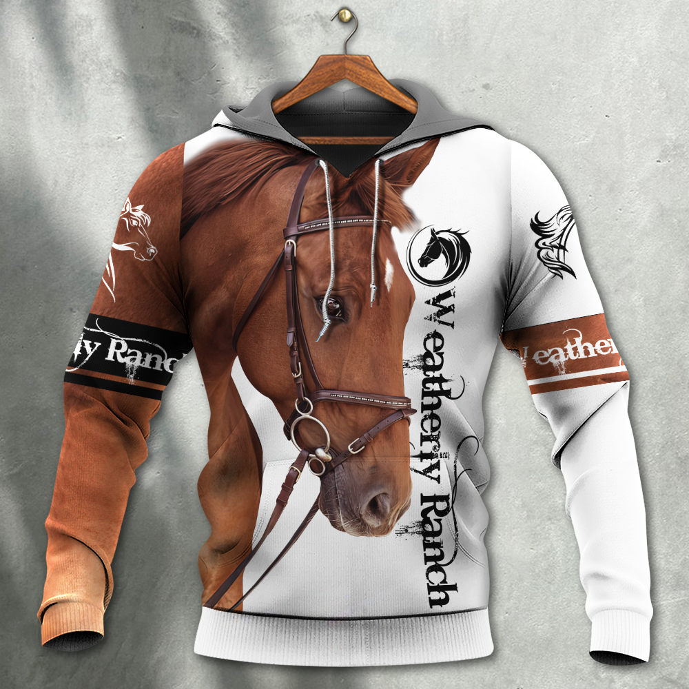 Horse Love Horse Brown For Ray - Hoodie