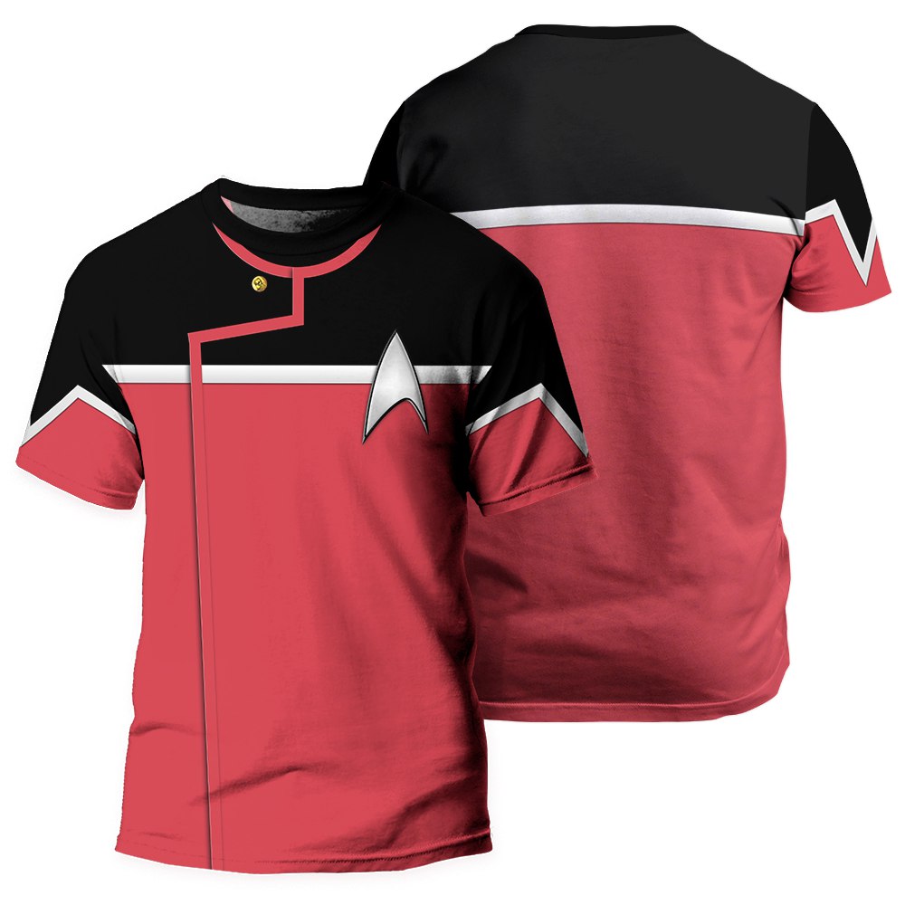 Star Trek Dress Uniform Command Division - Unisex 3D T-shirt