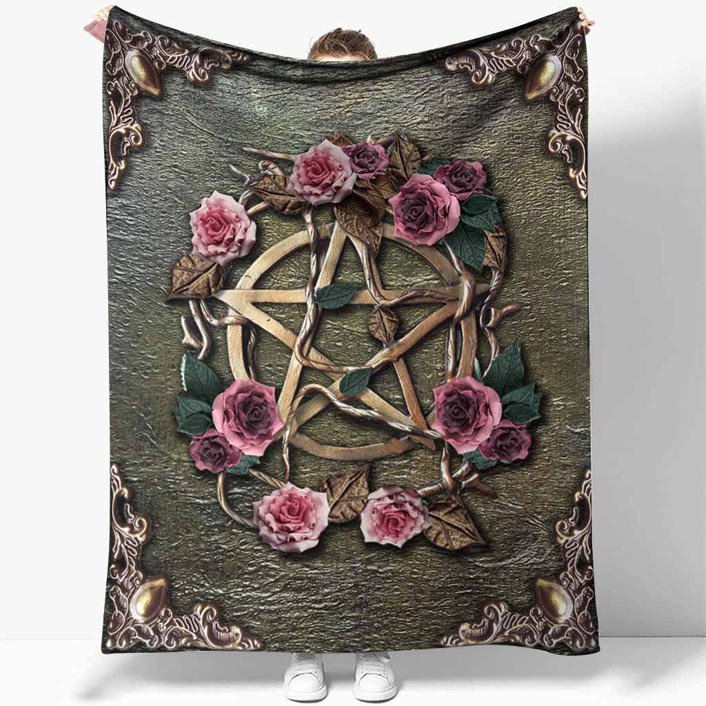 50" x 60" Witch Mystical Floral So Cool - Flannel Blanket - Owls Matrix LTD