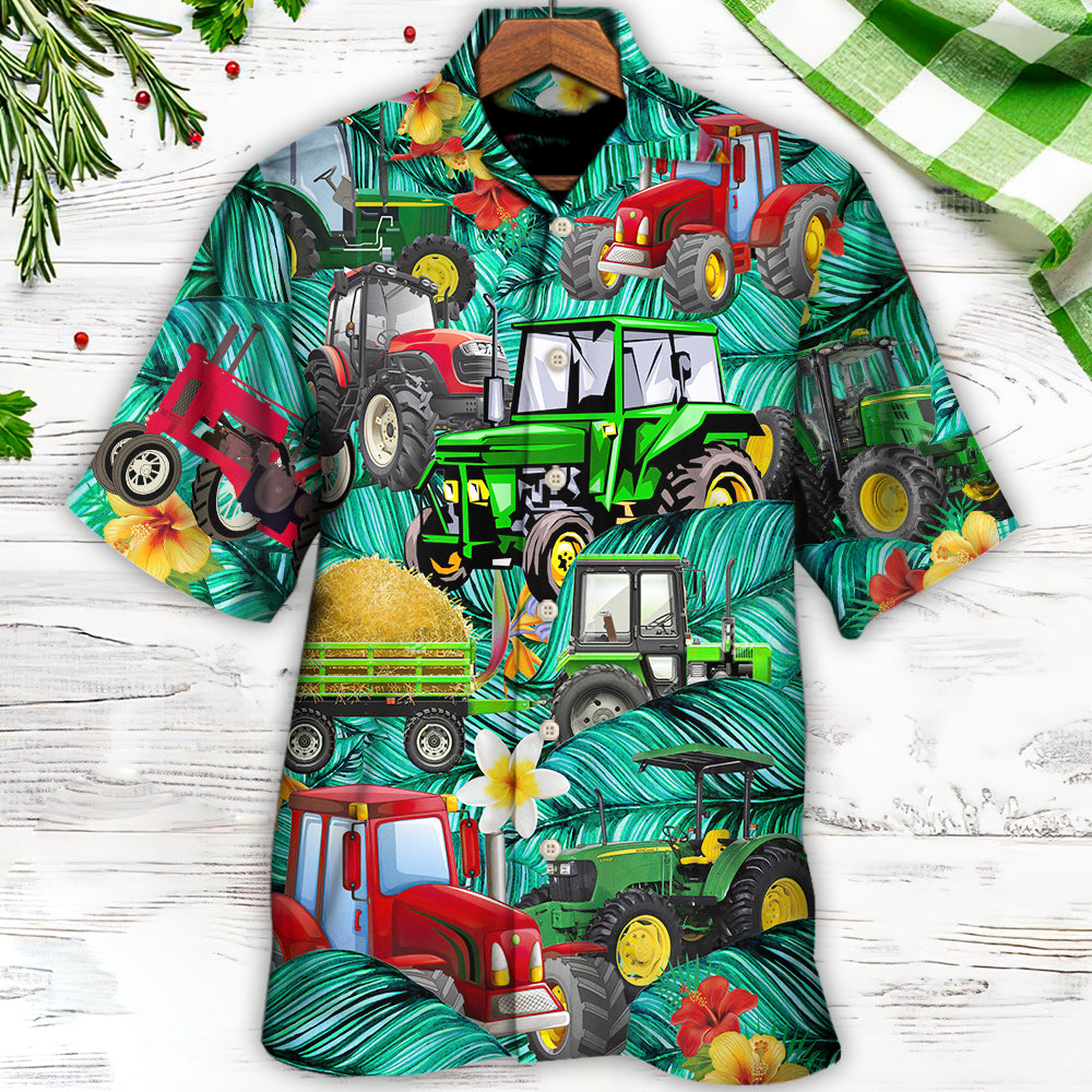 Tractor I Promise Tropical - Hawaiian Shirt - Owls Matrix LTD