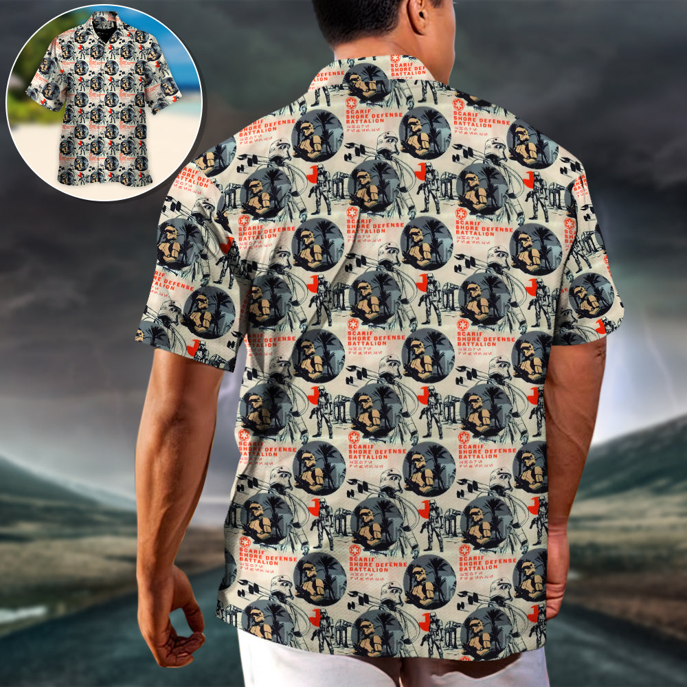 Star Wars Scarif Trooper Pattern - Hawaiian Shirt For Men, Women, Kids - Owl Ohh-Owl Ohh