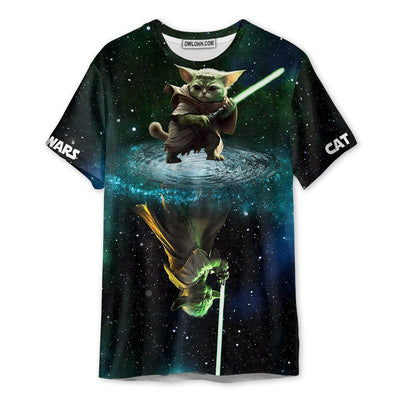 Star Wars Cat Yoda - Unisex 3D T-shirt