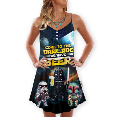 SW Stormtrooper Darth Vader Boba Fett - V-neck Sleeveless Cami Dress