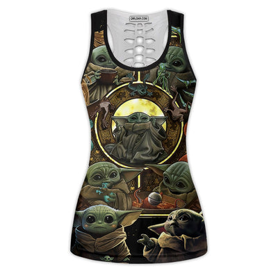 Starwars Baby Yoda In Your Area - Tank Top Hollow