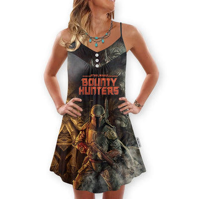 Star Wars Boba Fett Bounty Hunters - V-neck Sleeveless Cami Dress