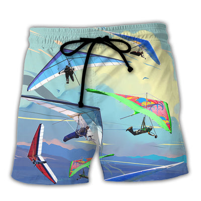 Hang Gliding Don't Be Jealous Just Because You Can't Skydive Like Me - Beach Short