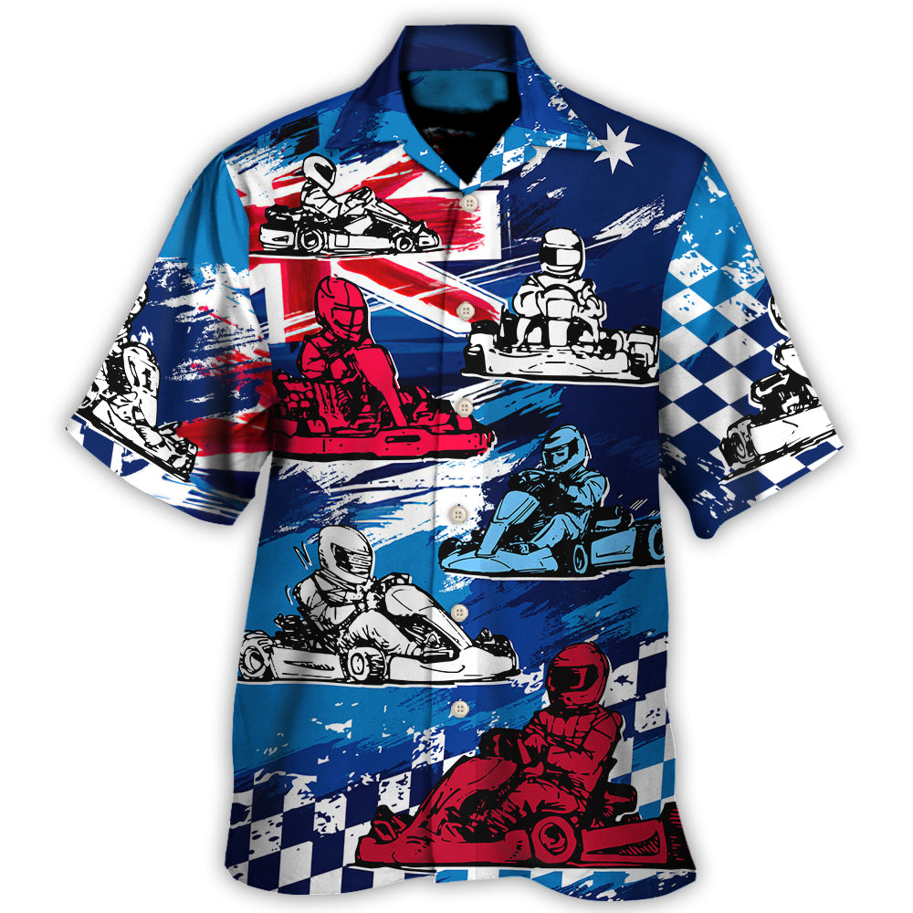 Kart Racing Winner Champion - Hawaiian Shirt - Owls Matrix LTD