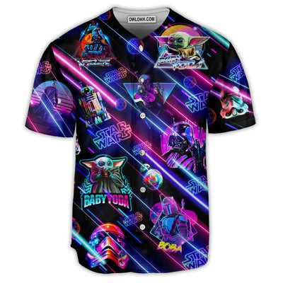 Star Wars Neon All Star Style - Baseball Jersey