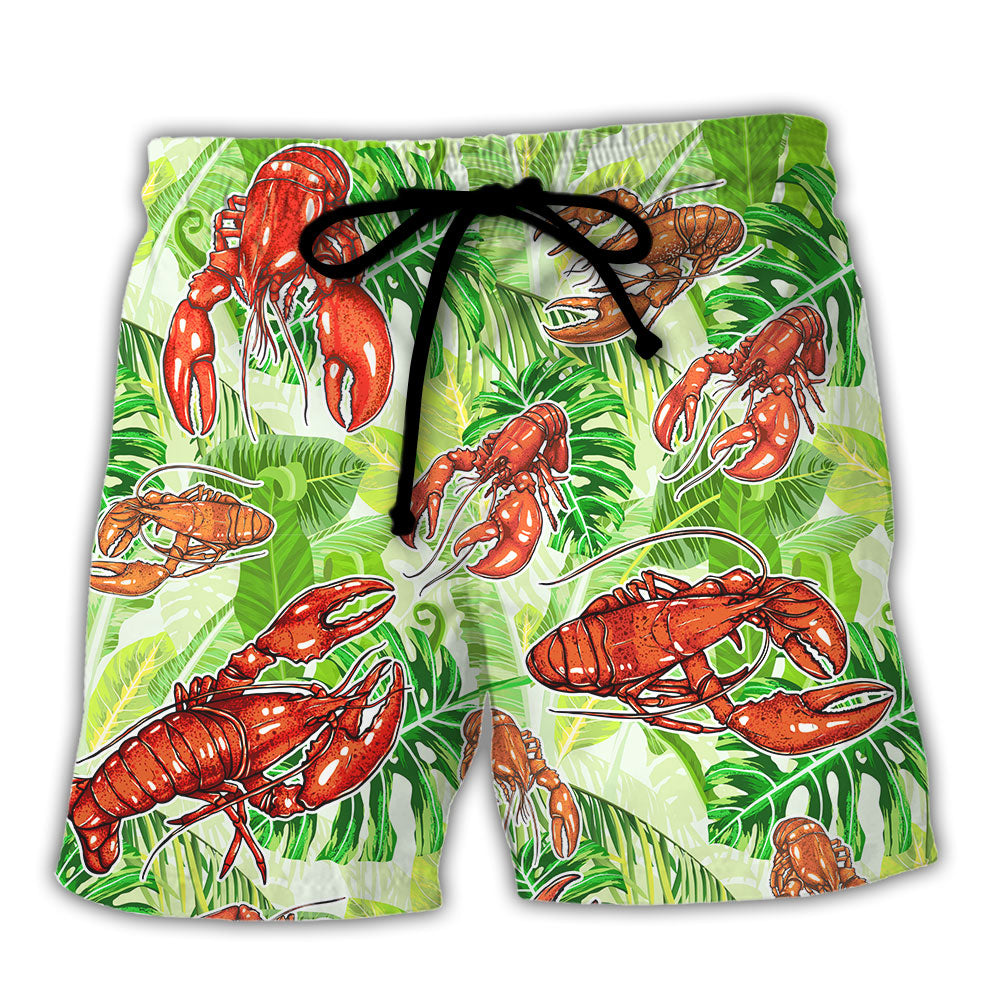 Lobster Be Yourself Although If You Can Be A Lobster Definitely Be A Lobster Tropical Vibe Amazing Style - Beach Short