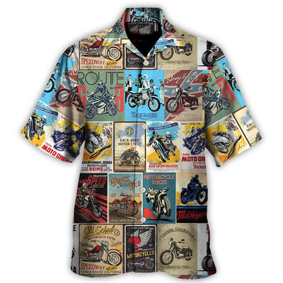 Motorcycle A Long Ride Is The Answer To Your Questions You Will Soon Forget - Hawaiian Shirt - Owl Ohh - Owls Matrix LTD