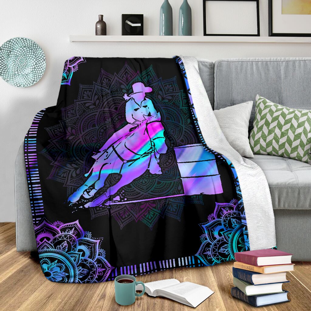 Horse Love Run So Fast - Flannel Blanket - Owls Matrix LTD