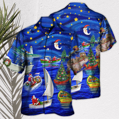 Christmas Coming On The Boat - Hawaiian Shirt - Owls Matrix LTD