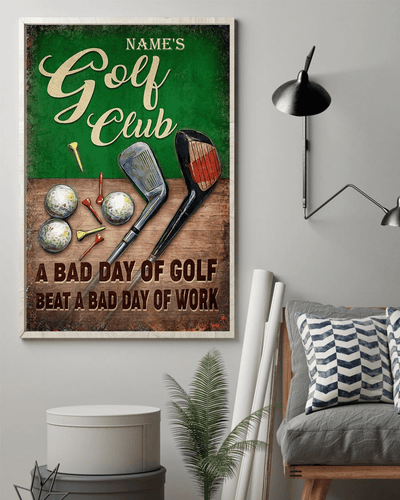 Golf Lovers Special Personalized - Vertical Poster - Owls Matrix LTD