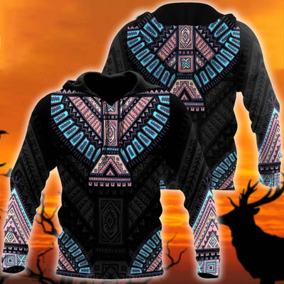 Native American Culture Black Color - Hoodie - Owls Matrix LTD