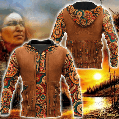 Native American Culture Amazing Style - Hoodie - Owls Matrix LTD