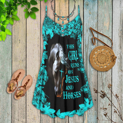 Horse Faith This Girl - Summer Dress - Owls Matrix LTD