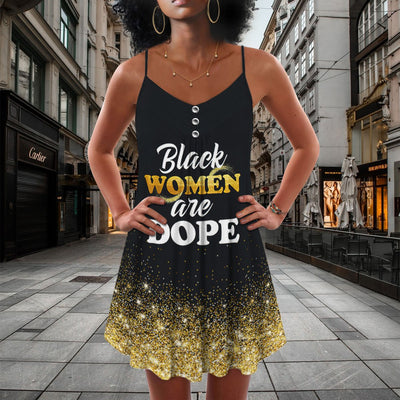 Black Women Are Dope - Summer Dress - Owls Matrix LTD