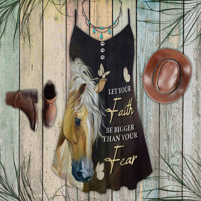 Horse Let Your Faith - Summer Dress - Owls Matrix LTD