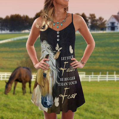 Horse Let Your Faith - Summer Dress - Owls Matrix LTD