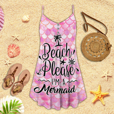 Mermaid Beach Please I'm A Mermaid - Summer Dress - Owls Matrix LTD