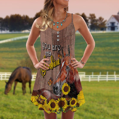 Horse You Are Sunshine - Summer Dress - Owls Matrix LTD
