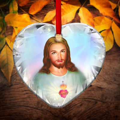 Jesus Beautiful Jewelry Style - Heart Ornament - Owls Matrix LTD