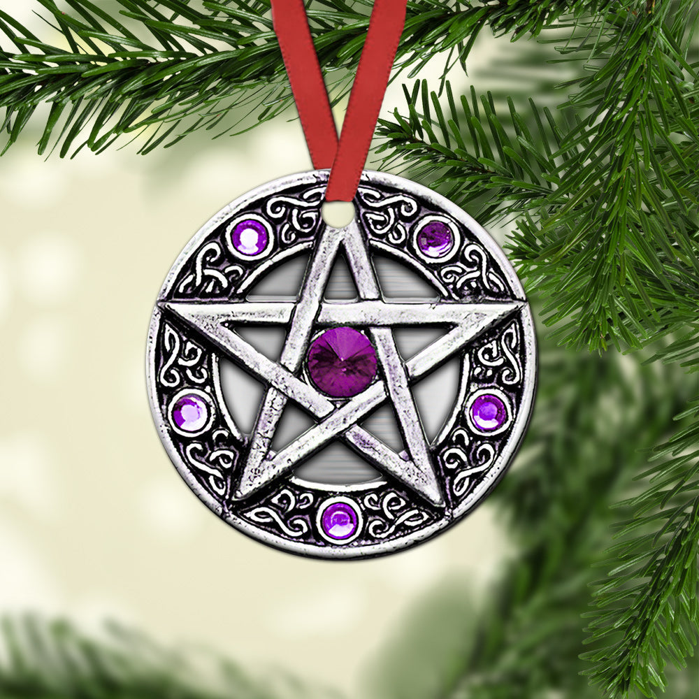 Jewelry Witch Wicca Symbol - Circle Ornament - Owls Matrix LTD