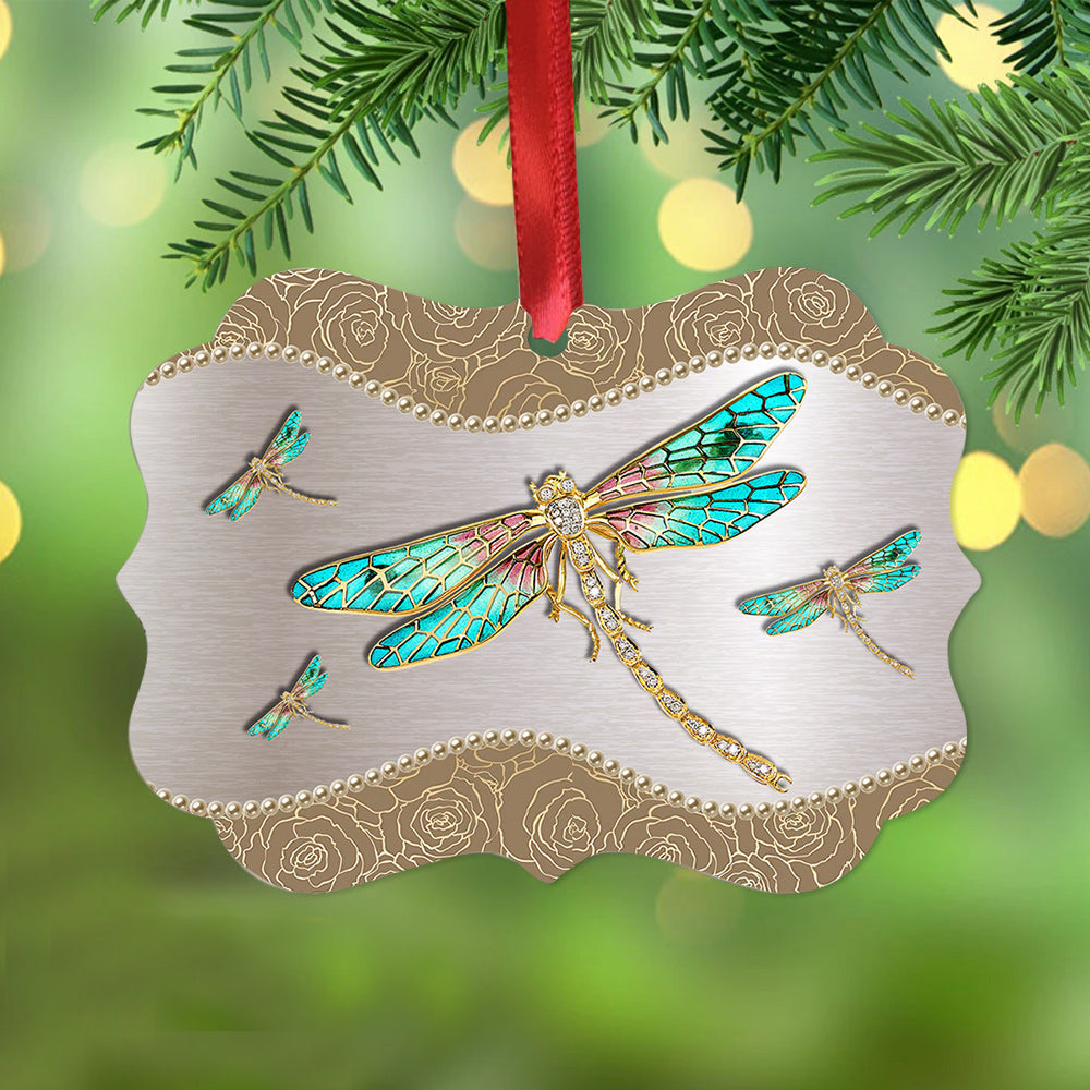 Dragonfly Jewelry Brown Style - Horizontal Ornament - Owls Matrix LTD