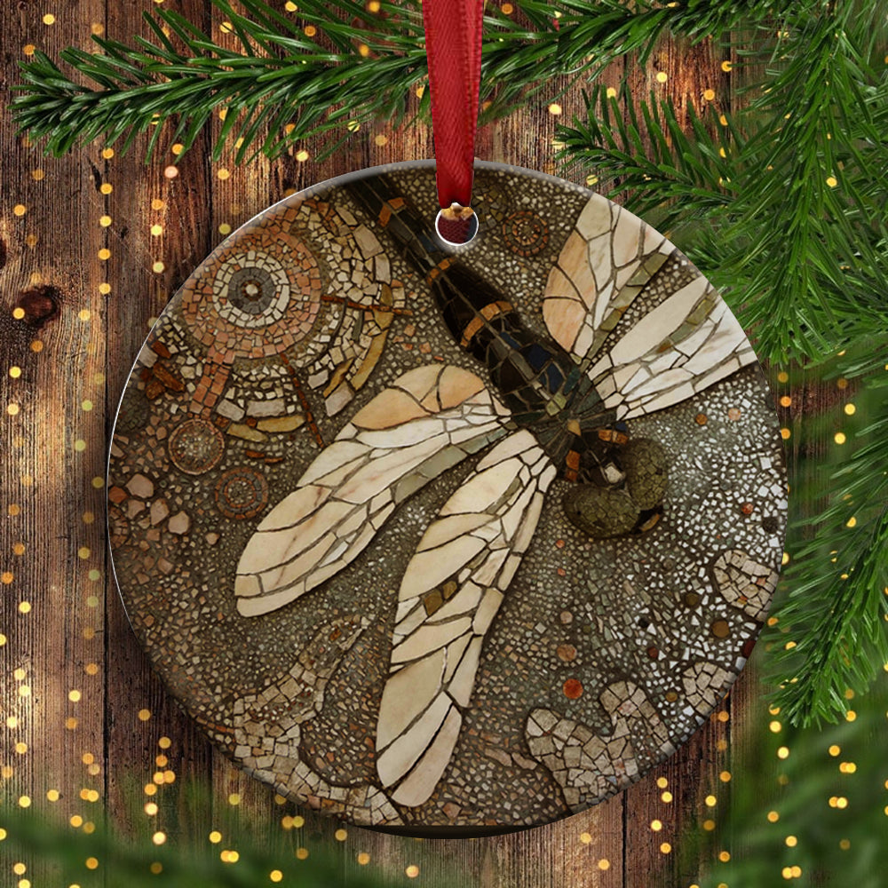Dragonfly Art In Life - Circle Ornament - Owls Matrix LTD