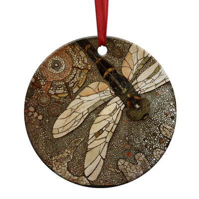 Dragonfly Art In Life - Circle Ornament - Owls Matrix LTD