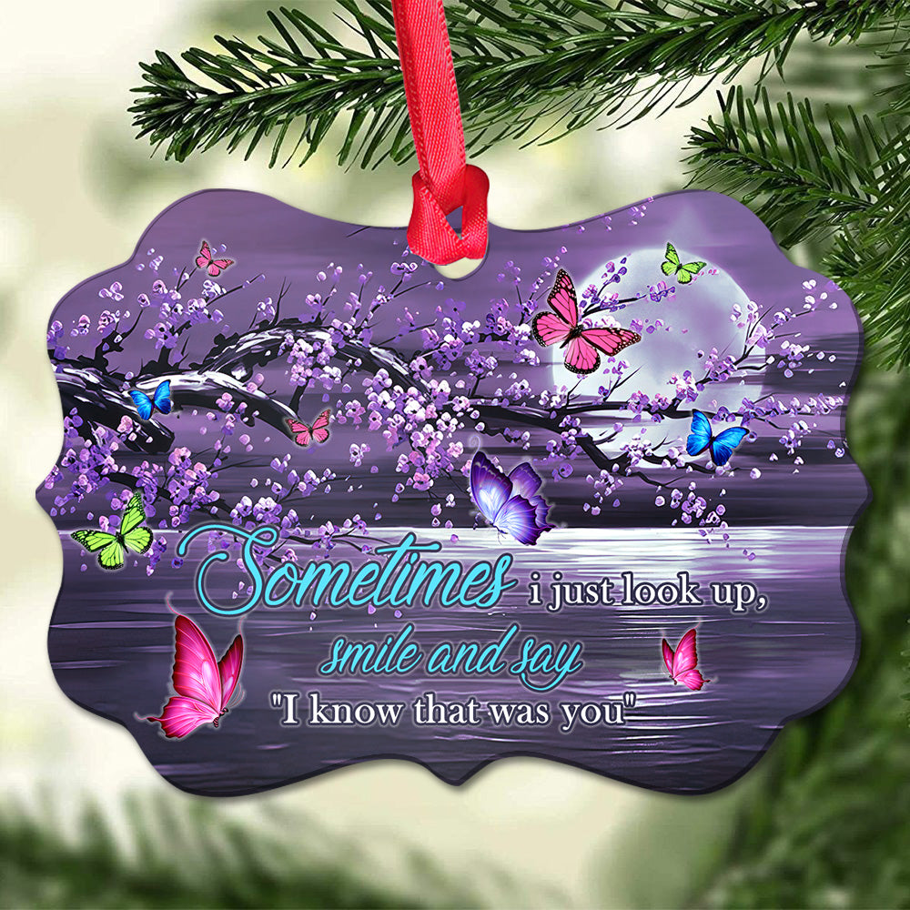 Butterfly I Know That Was You - Horizontal Ornament - Owls Matrix LTD