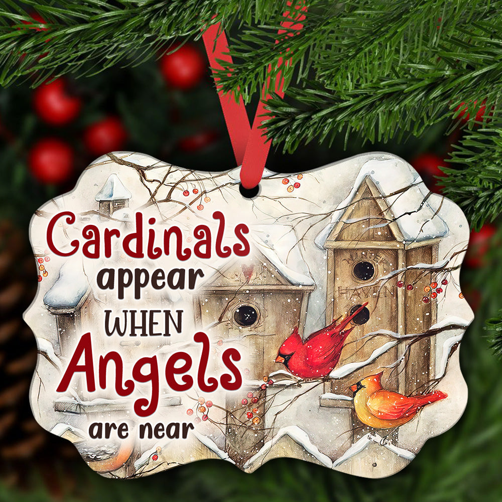 Cardinal Memorial Cardinal In Our Home - Horizontal Ornament - Owls Matrix LTD