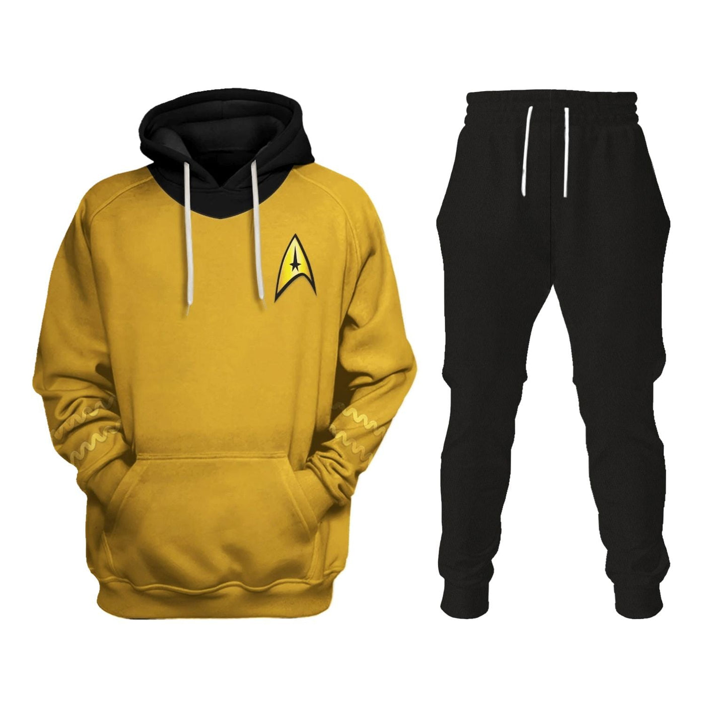 Star Trek The Original Series Yellow Cool - Hoodie + Sweatpant