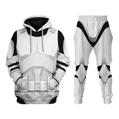 Star Wars Stormtrooper Costume - Hoodie + Sweatpant