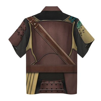 Star Wars Mandalorian Samurai Cool - Hawaiian Shirt
