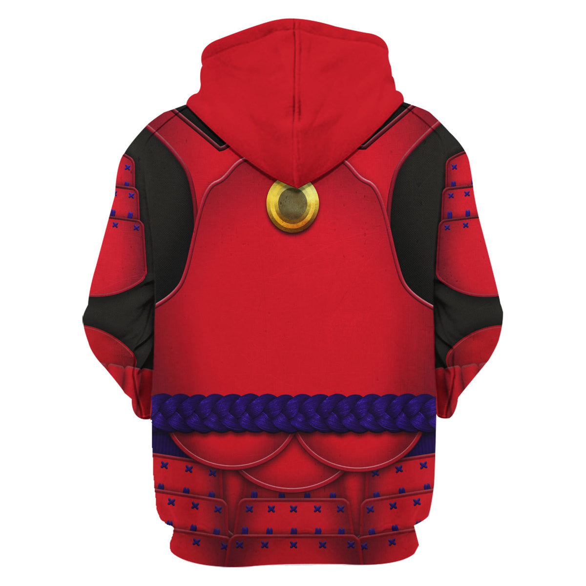 Star Wars Ashigaru Red Akazonae Koyal Guard Costume - Hoodie + Sweatpant