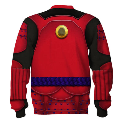 Star Wars Ashigaru Red Akazonae Koyal Guard Costume - Sweater - Ugly Christmas Sweater