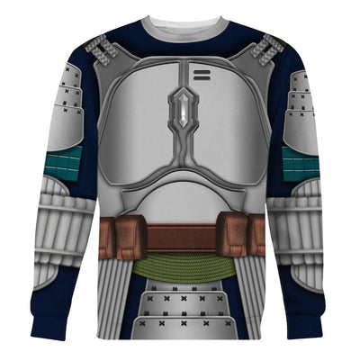 Star Wars Jango Fet Samurai Costume - Sweater - Ugly Christmas Sweater