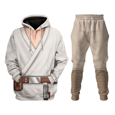 Star Wars Jedi Luke SW Costume- Hoodie + Sweatpant