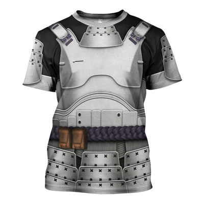 Star Wars Captain Phasma Samurai Costume - Unisex 3D T-shirt
