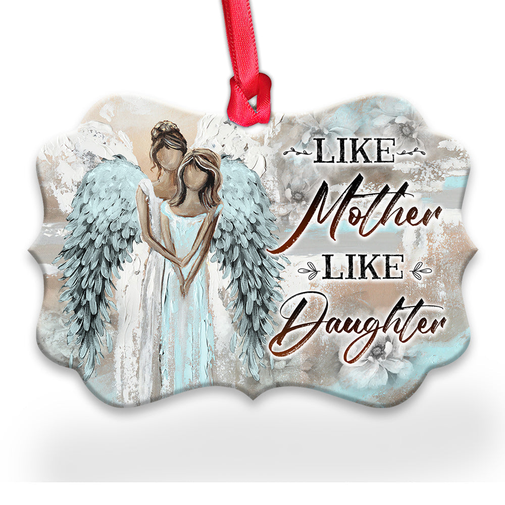 Angel Like Mother Like Daughter - Horizontal Ornament - Owls Matrix LTD