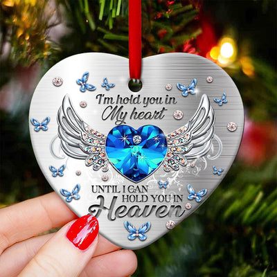 Butterfly Memorial Hold You In My Heart Jewelry Faith Angel Wings - Heart Ornament - Owls Matrix LTD
