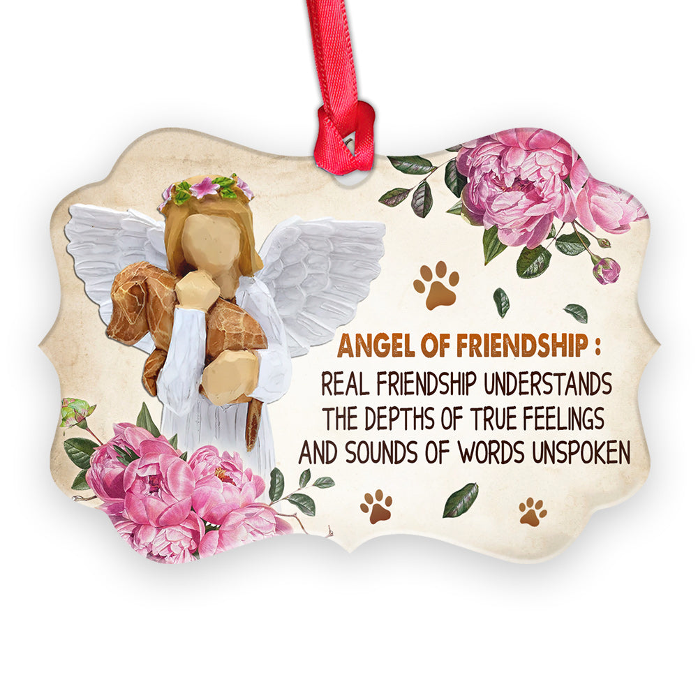Pack 1 Dog Memorial Of Friendship - Horizontal Ornament - Owls Matrix LTD