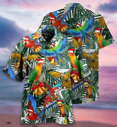 Parrot Love Xmas - Hawaiian Shirt - Owls Matrix LTD